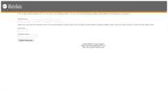 Desktop Screenshot of licensing.matrikon.com